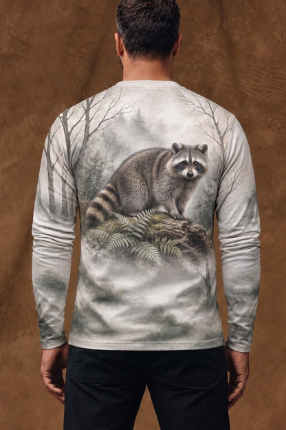 Performance Hunting Long Sleeve - Misty Hollow Raccoon Sentinel - ULS722K image 2