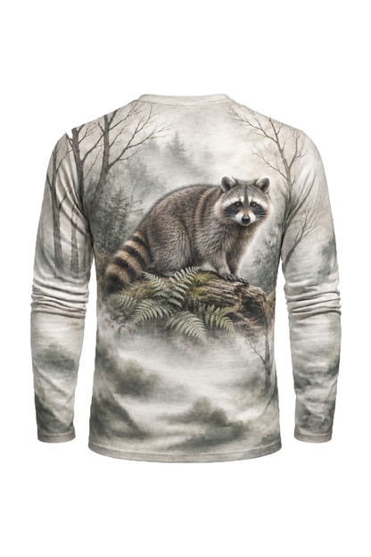 Performance Hunting Long Sleeve - Misty Hollow Raccoon Sentinel - ULS722K image 5