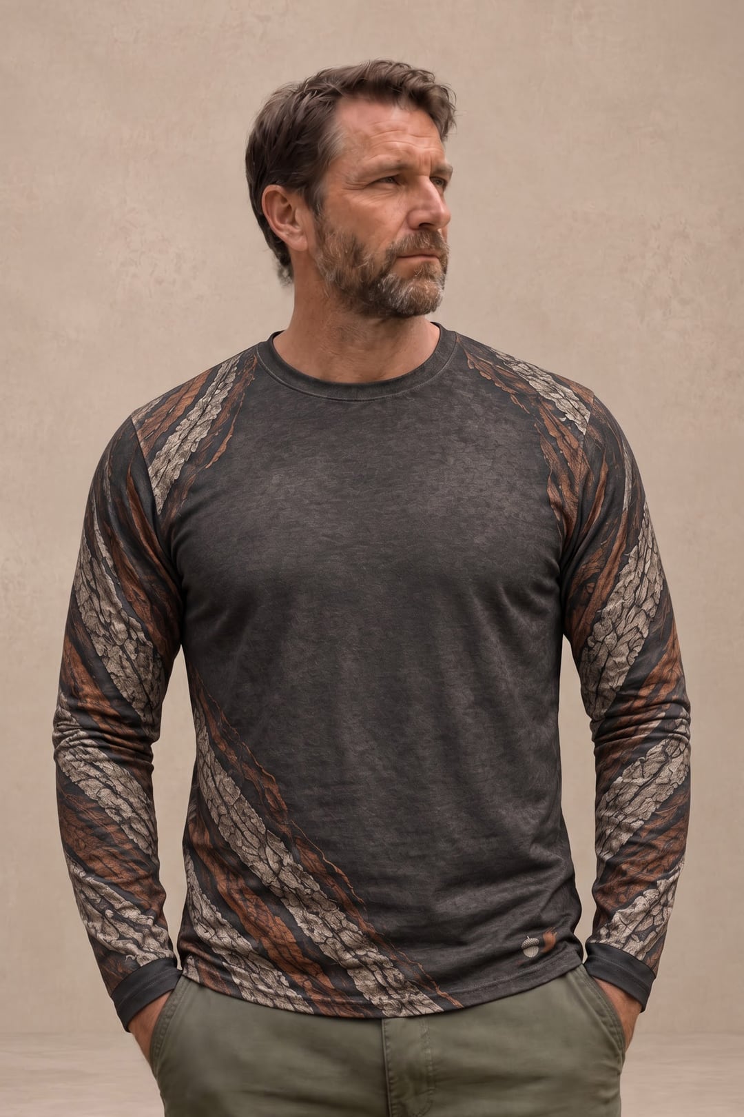 Performance Hunting Long Sleeve - Hickory Timber Squirrel Leap - ULS723K image 3