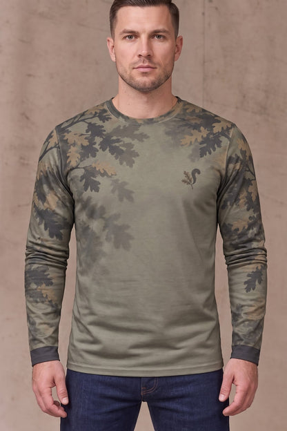 Performance Hunting Long Sleeve - Oak Canopy Squirrel Descent - ULS724K image 3