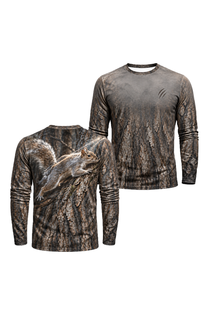 Performance Hunting Long Sleeve - Bark Shadow Squirrel Dash - ULS725K image 1