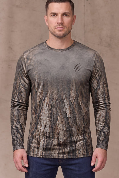 Performance Hunting Long Sleeve - Bark Shadow Squirrel Dash - ULS725K image 3