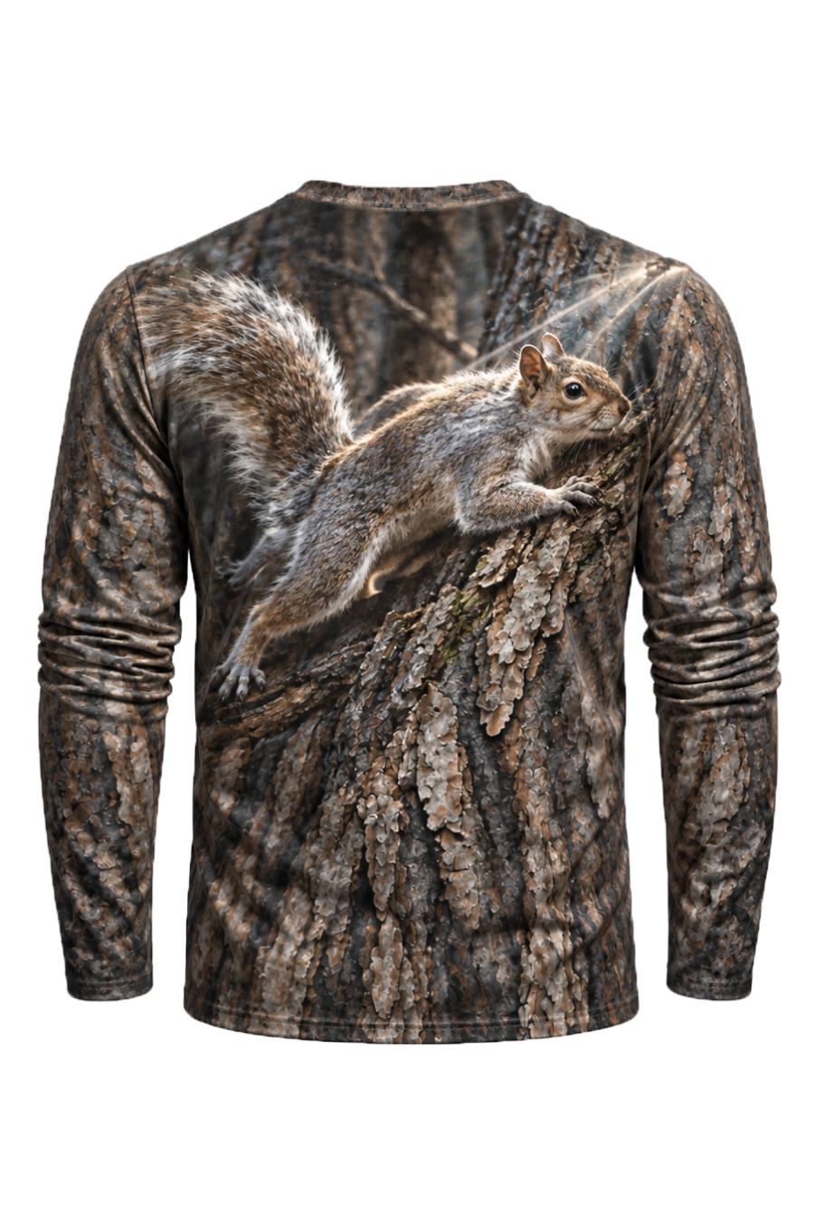 Performance Hunting Long Sleeve - Bark Shadow Squirrel Dash - ULS725K image 5