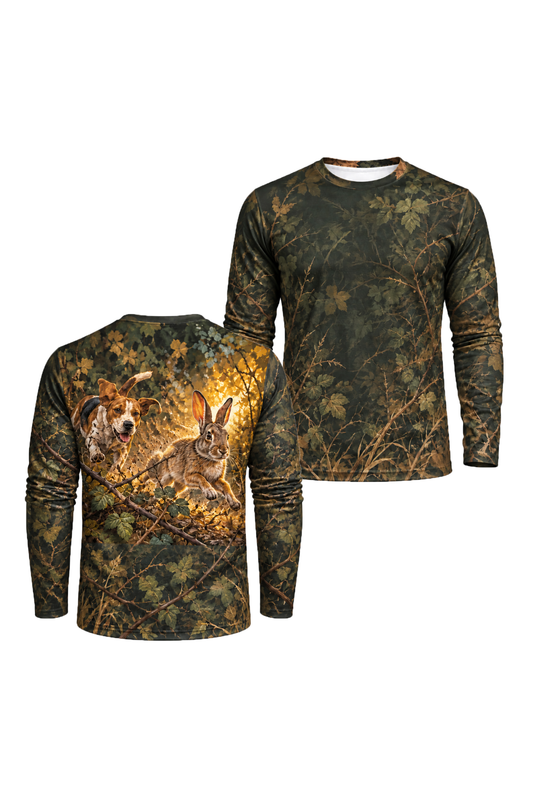 Performance Hunting Long Sleeve - Briar Cover Rabbit Chase - ULS727K image 1
