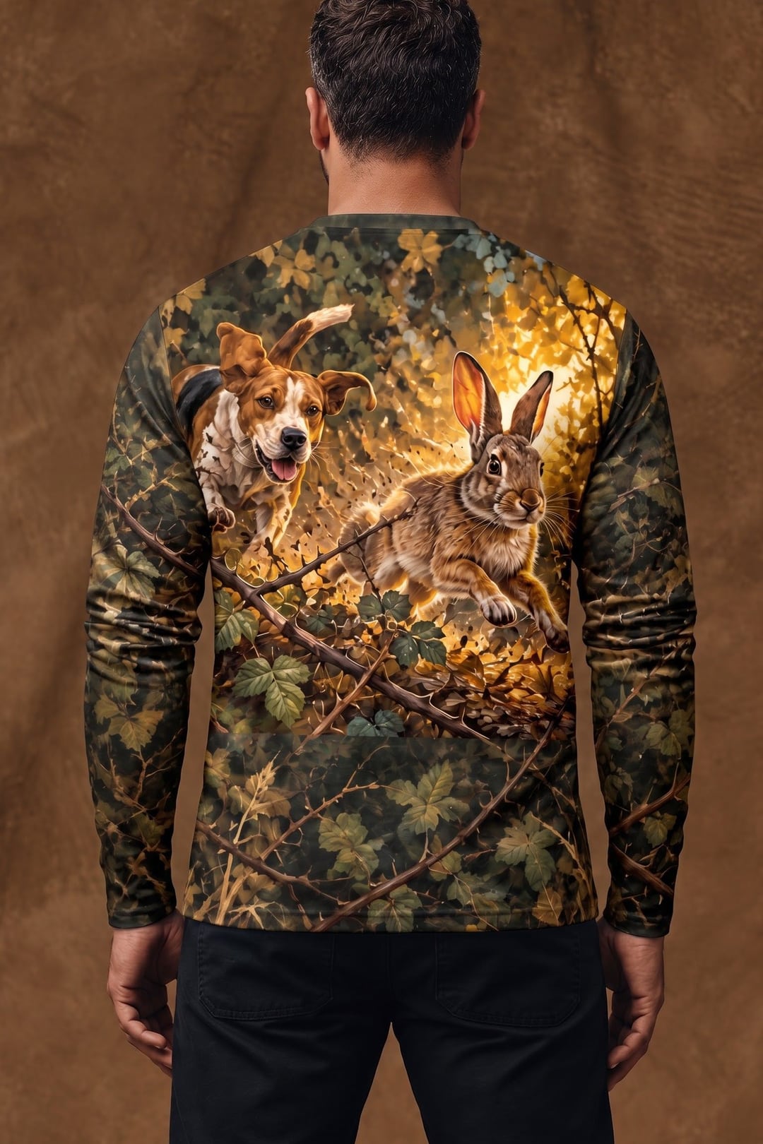 Performance Hunting Long Sleeve - Briar Cover Rabbit Chase - ULS727K image 2