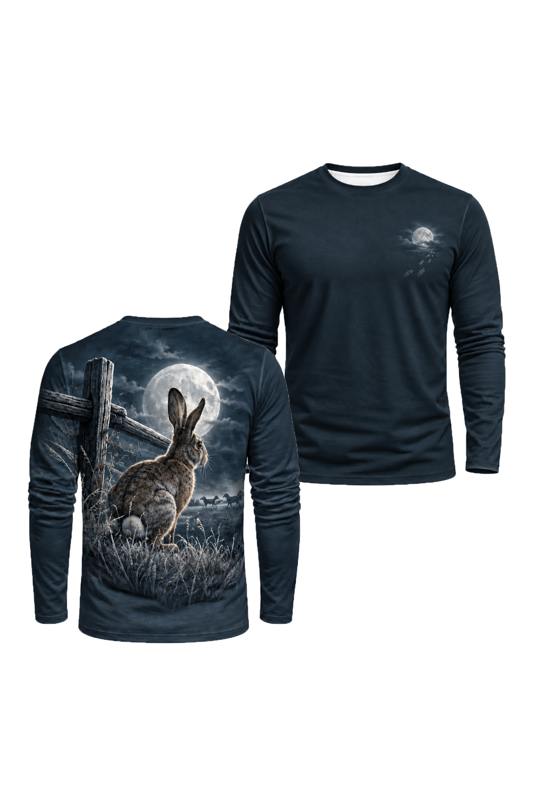 Performance Hunting Long Sleeve - Moonlit Fencerow Rabbit Watch - ULS729K image 1