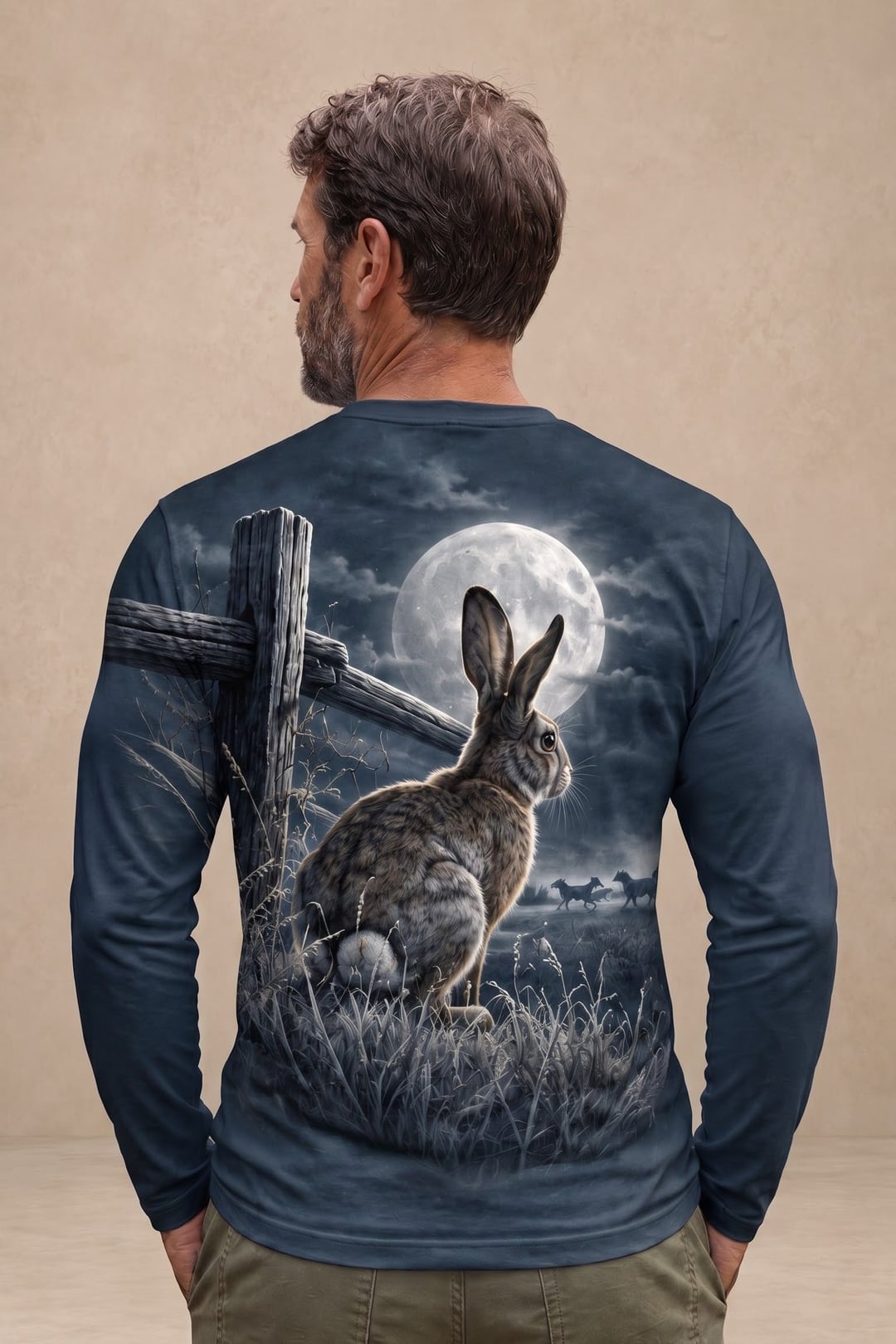 Performance Hunting Long Sleeve - Moonlit Fencerow Rabbit Watch - ULS729K image 2
