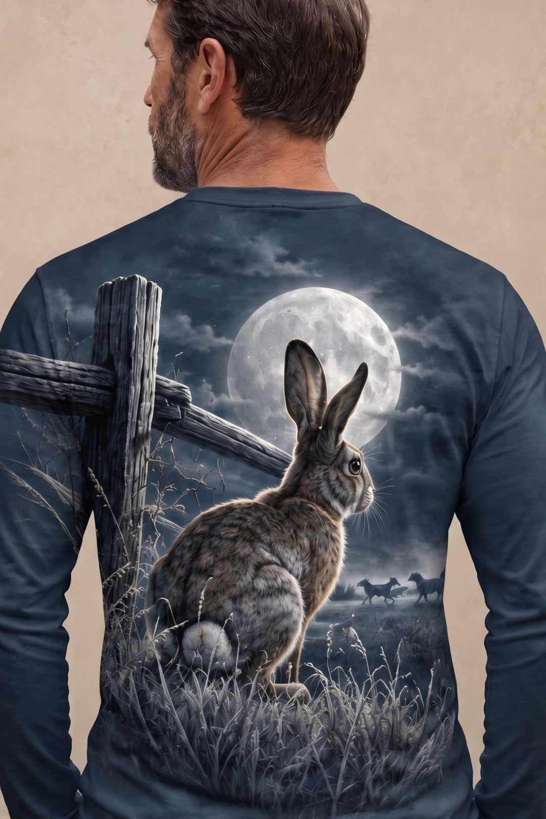 Performance Hunting Long Sleeve - Moonlit Fencerow Rabbit Watch - ULS729K image 4