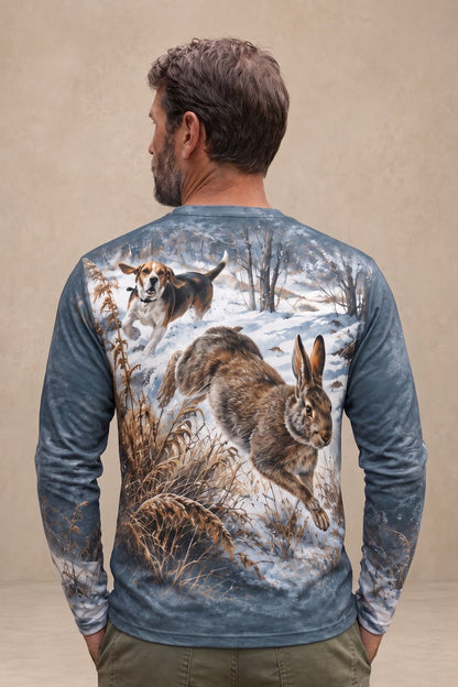 Performance Hunting Long Sleeve - Winter Brush Rabbit Pursuit - ULS731K image 2