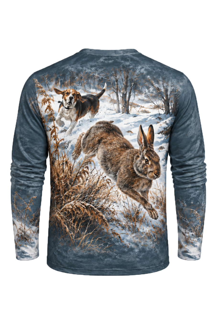 Performance Hunting Long Sleeve - Winter Brush Rabbit Pursuit - ULS731K image 5