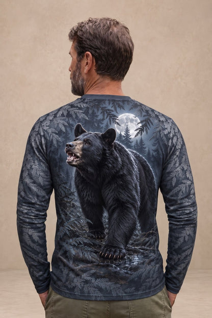 Performance Hunting Long Sleeve - Moonlit Hemlock Black Bear Stalk - ULS732K image 2