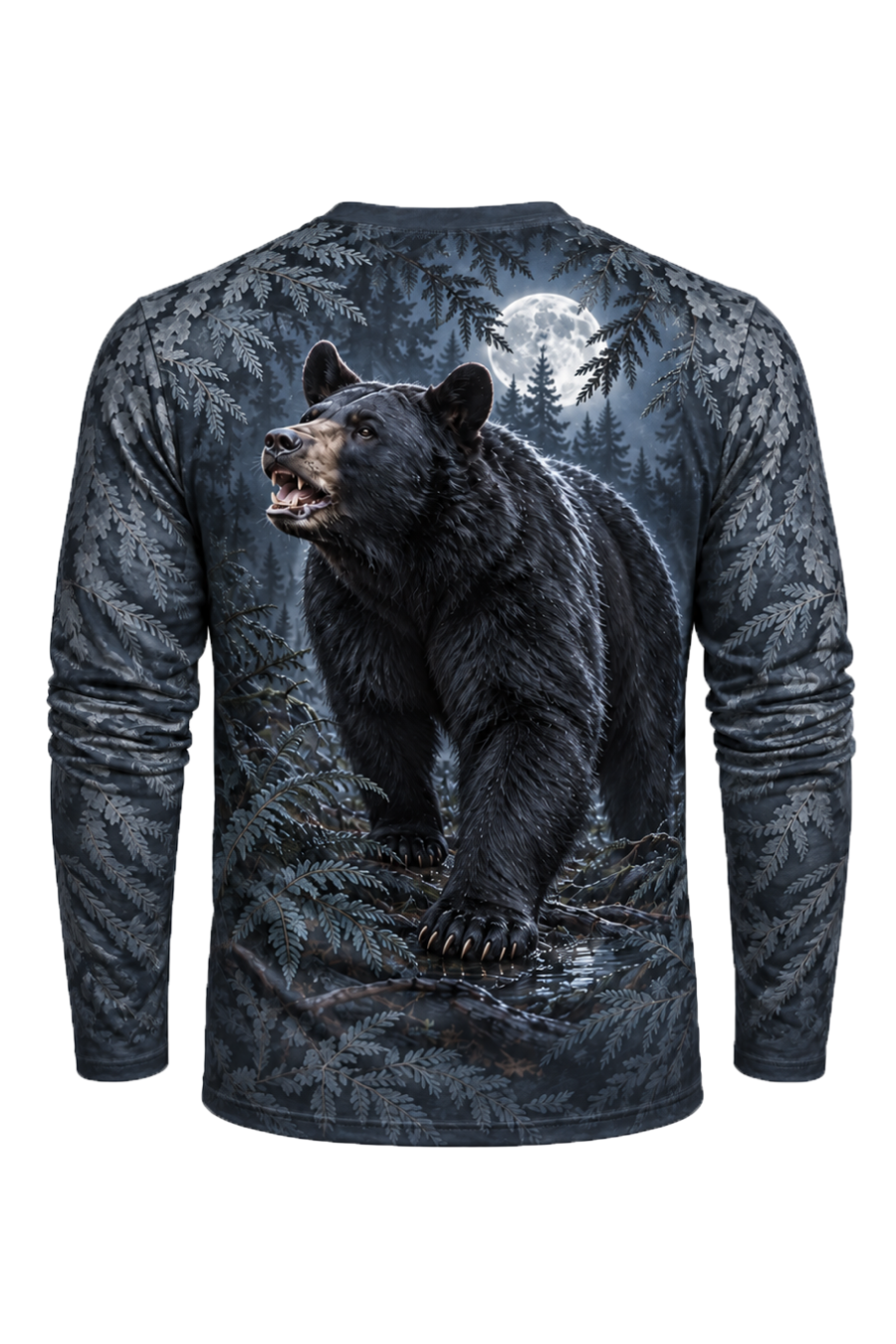 Performance Hunting Long Sleeve - Moonlit Hemlock Black Bear Stalk - ULS732K image 5