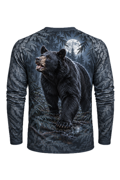 Performance Hunting Long Sleeve - Moonlit Hemlock Black Bear Stalk - ULS732K image 5