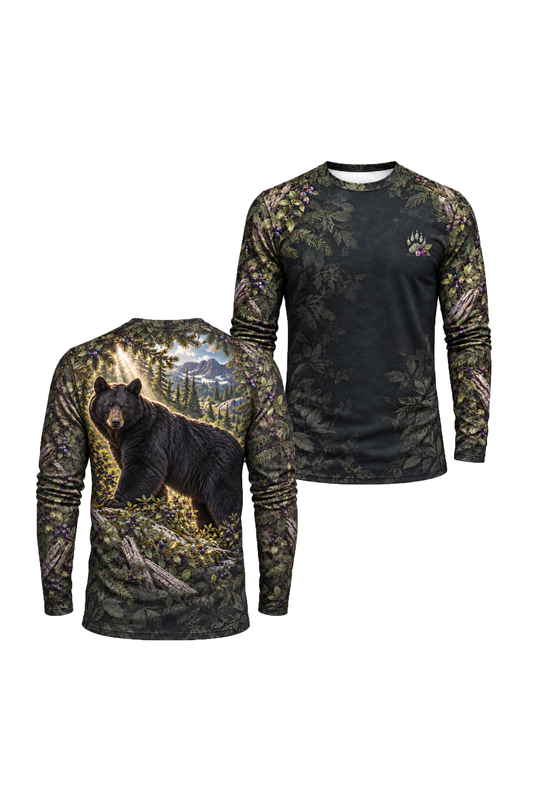 Performance Hunting Long Sleeve - Mountain Berry Bear Basin - ULS733K image 1