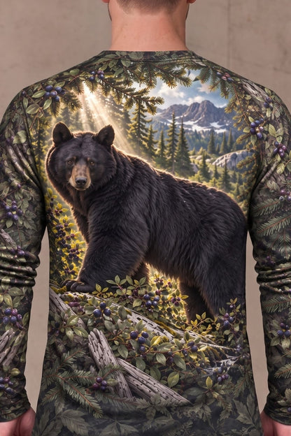 Performance Hunting Long Sleeve - Mountain Berry Bear Basin - ULS733K image 4