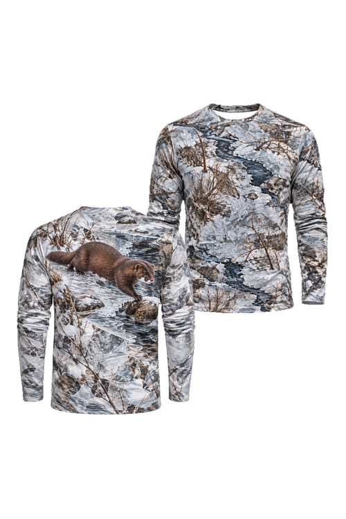 Performance Hunting Long Sleeve - Frozen Creek Mink Patrol - ULS735K image 1