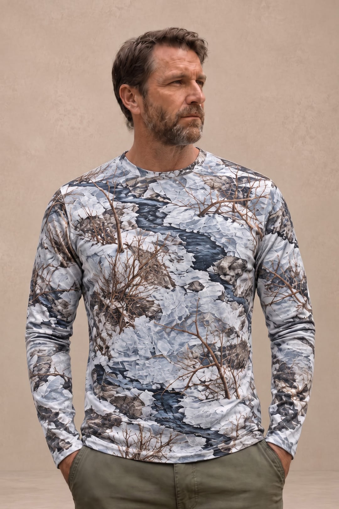 Performance Hunting Long Sleeve - Frozen Creek Mink Patrol - ULS735K image 3