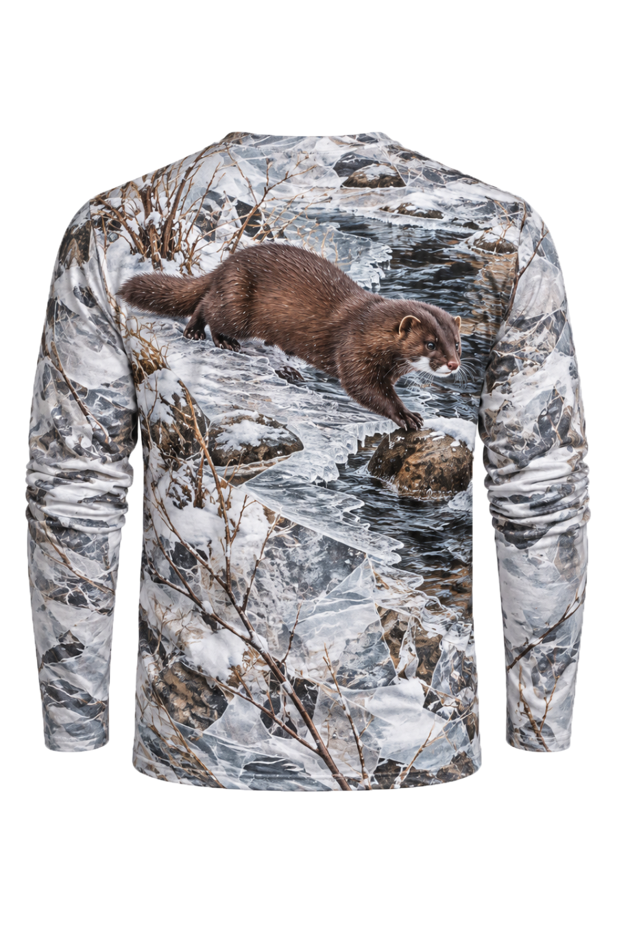 Performance Hunting Long Sleeve - Frozen Creek Mink Patrol - ULS735K image 5