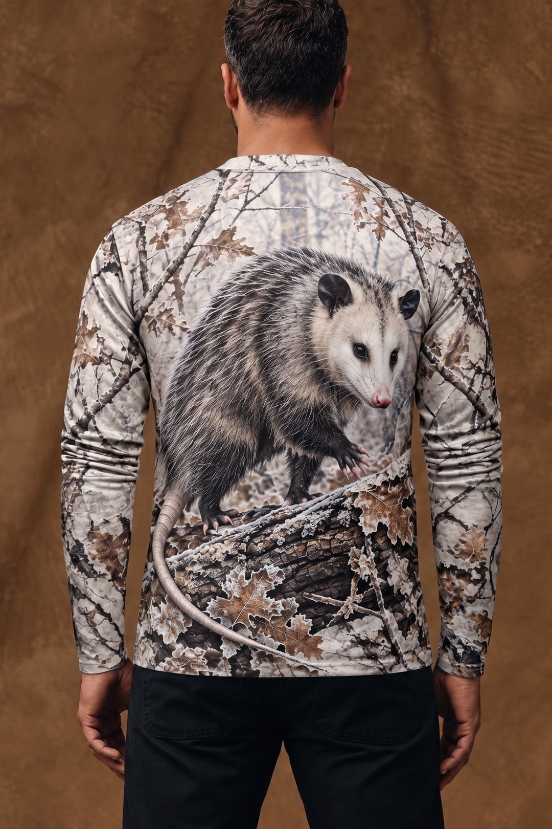 Performance Hunting Long Sleeve - Frosted Oak Opossum Watch - ULS742K image 2