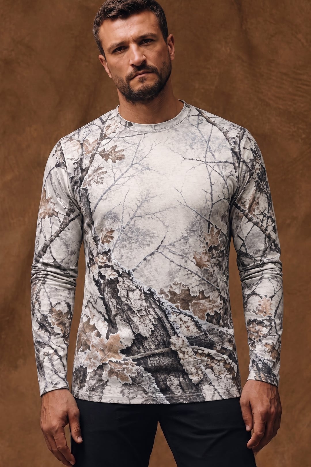 Performance Hunting Long Sleeve - Frosted Oak Opossum Watch - ULS742K image 3