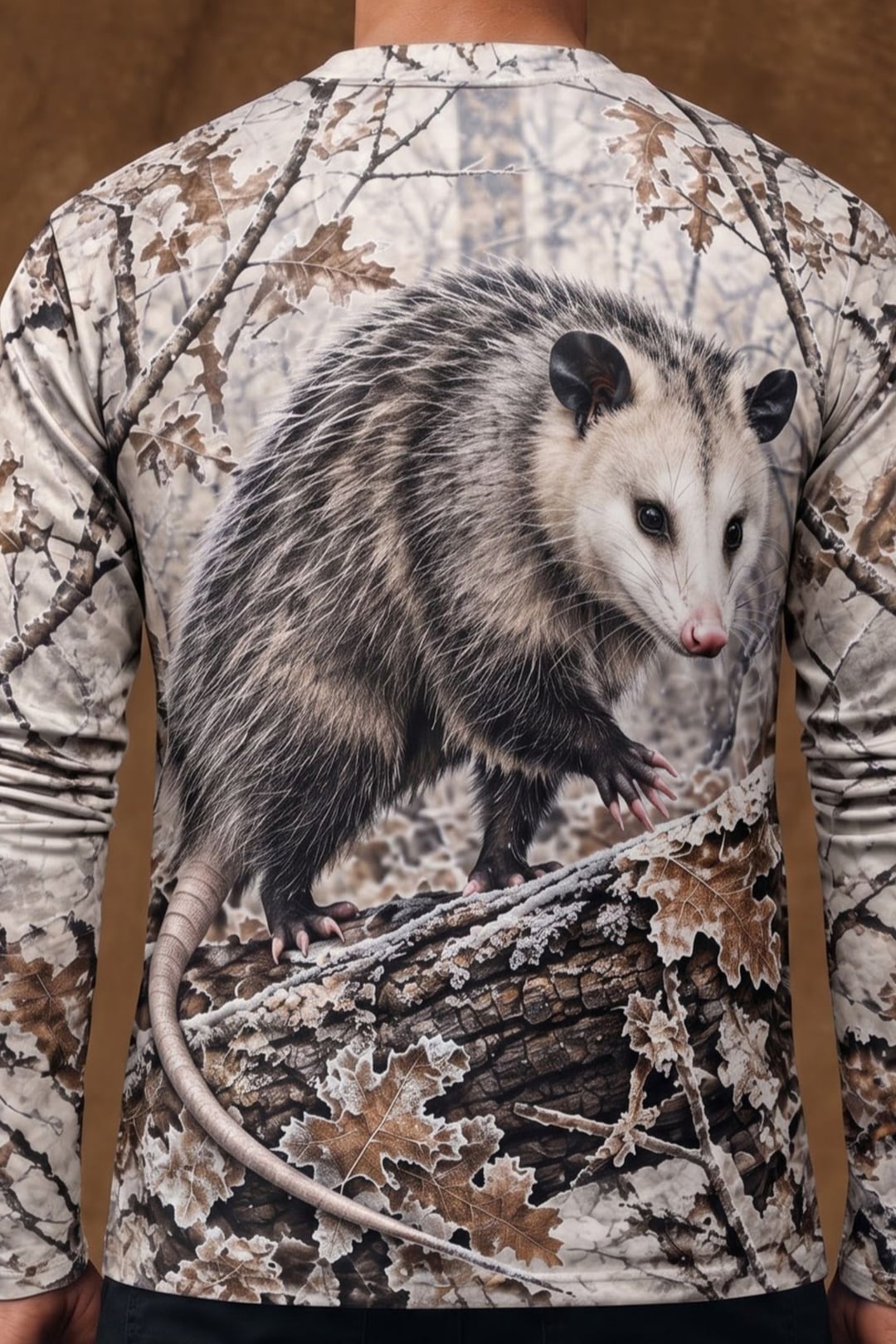 Performance Hunting Long Sleeve - Frosted Oak Opossum Watch - ULS742K image 4