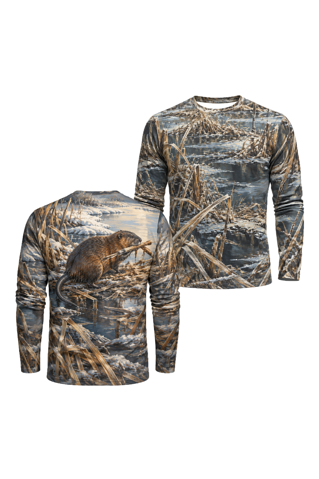 Performance Hunting Long Sleeve - Frostline Marsh Muskrat Build - ULS743K image 1