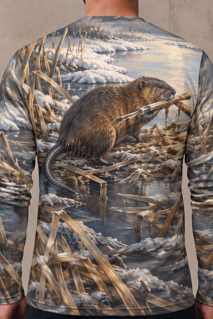 Performance Hunting Long Sleeve - Frostline Marsh Muskrat Build - ULS743K image 4