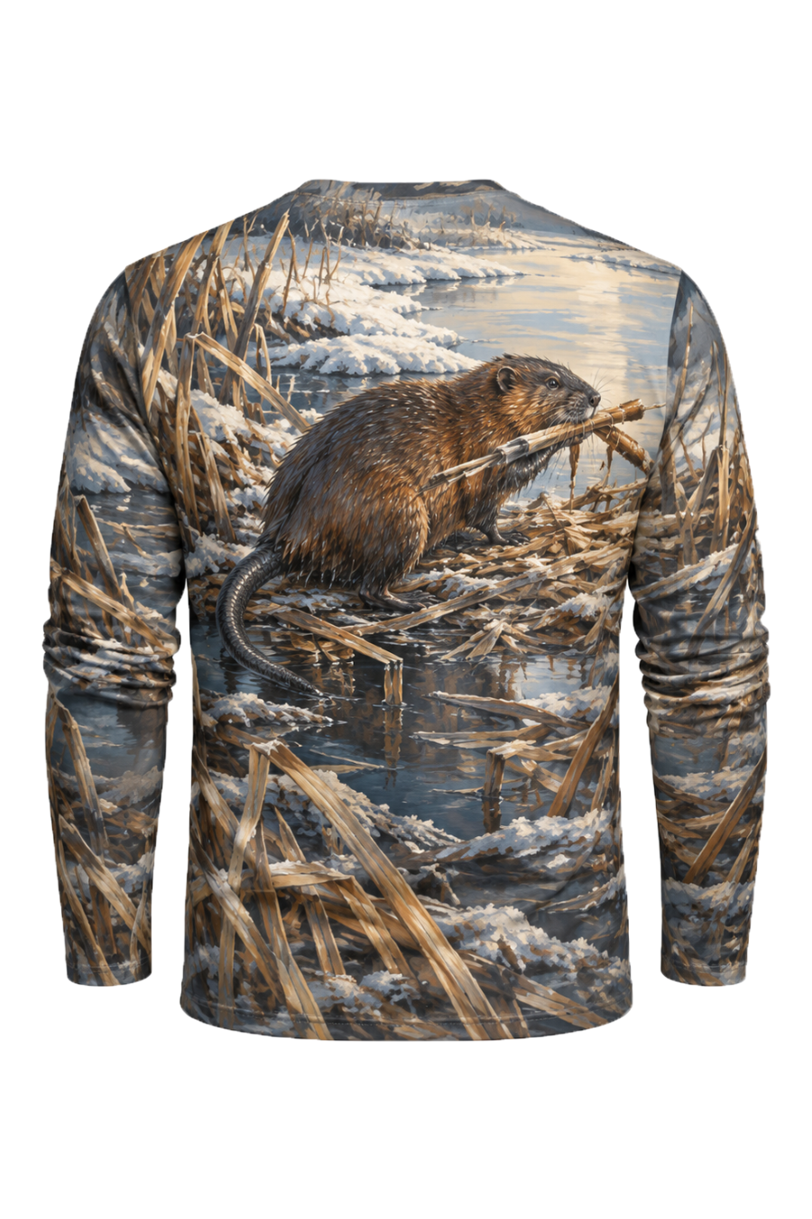 Performance Hunting Long Sleeve - Frostline Marsh Muskrat Build - ULS743K image 5