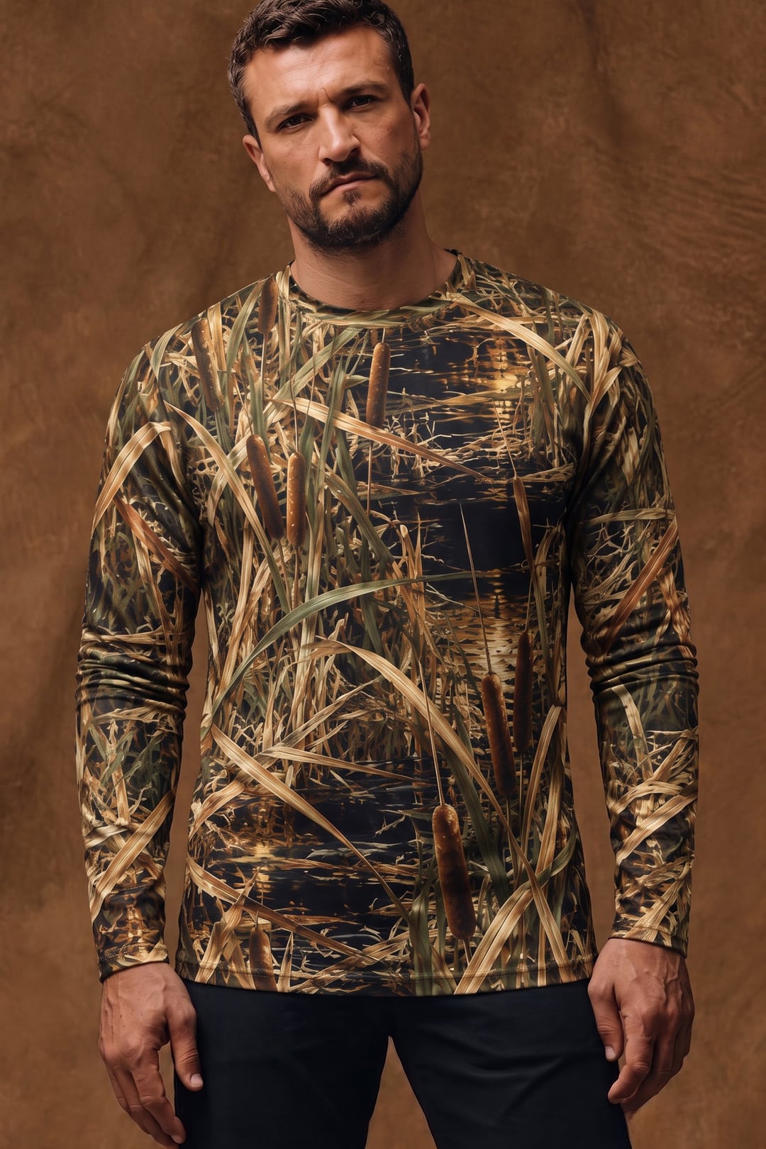 Performance Hunting Long Sleeve - Autumn Marsh Muskrat Watch - ULS744K image 3