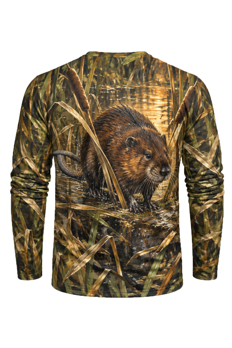 Performance Hunting Long Sleeve - Autumn Marsh Muskrat Watch - ULS744K image 5