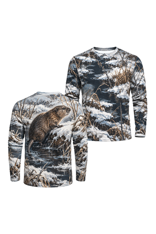 Performance Hunting Long Sleeve - Winter Bank Muskrat Climb - ULS745K image 1