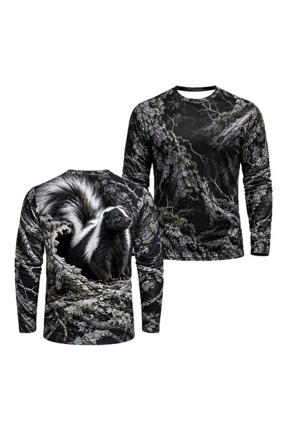 Performance Hunting Long Sleeve - Hollow Log Skunk Emerges - ULS748K image 1