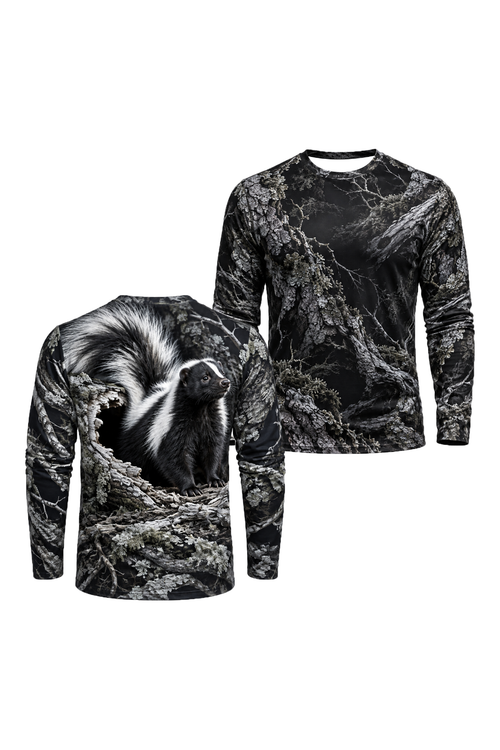 Performance Hunting Long Sleeve - Hollow Log Skunk Emerges - ULS748K image 1