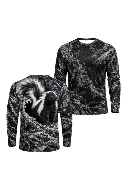 Performance Hunting Long Sleeve - Hollow Log Skunk Emerges - ULS748K image 1