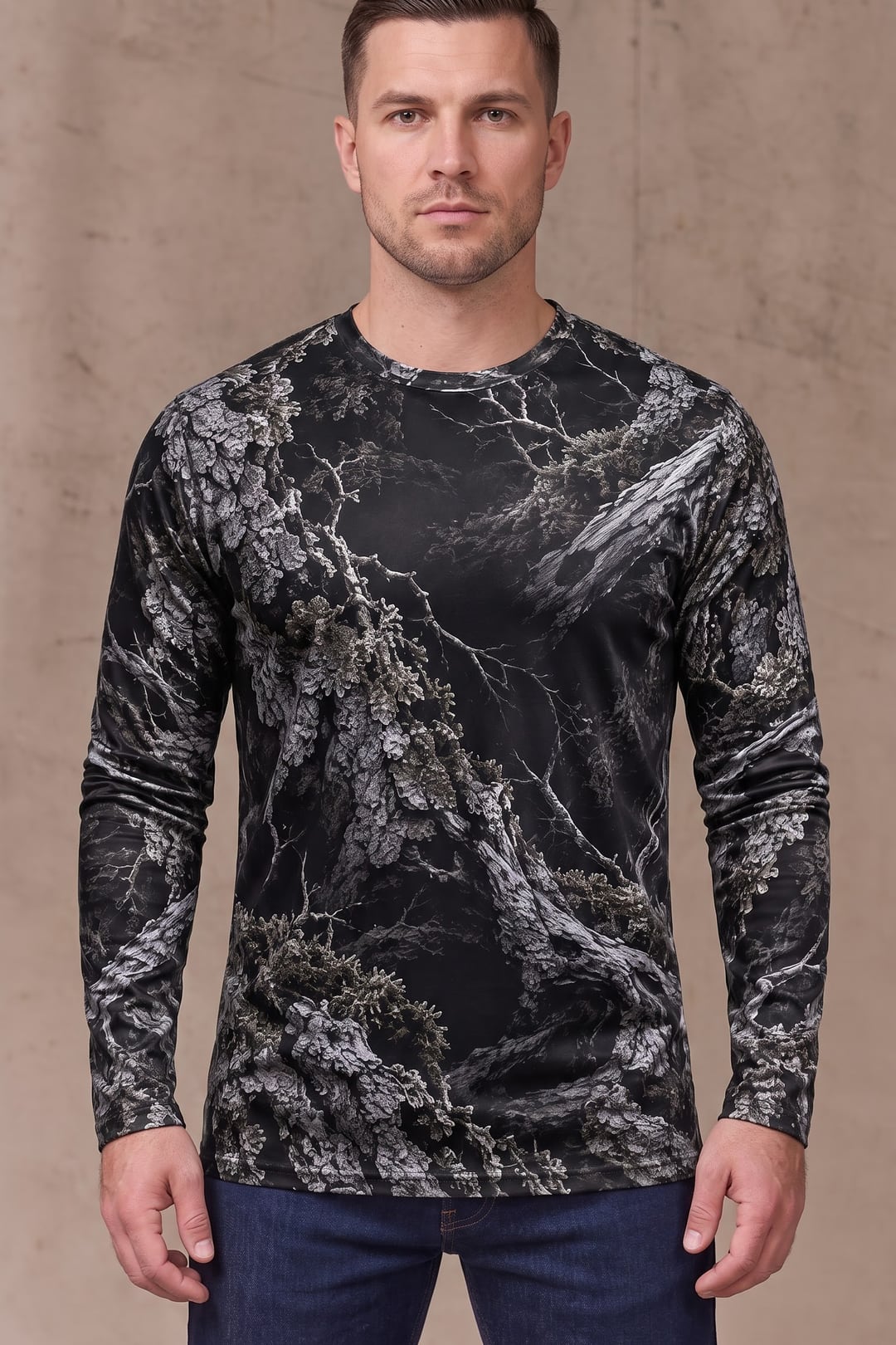 Performance Hunting Long Sleeve - Hollow Log Skunk Emerges - ULS748K image 3