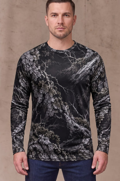 Performance Hunting Long Sleeve - Hollow Log Skunk Emerges - ULS748K image 3