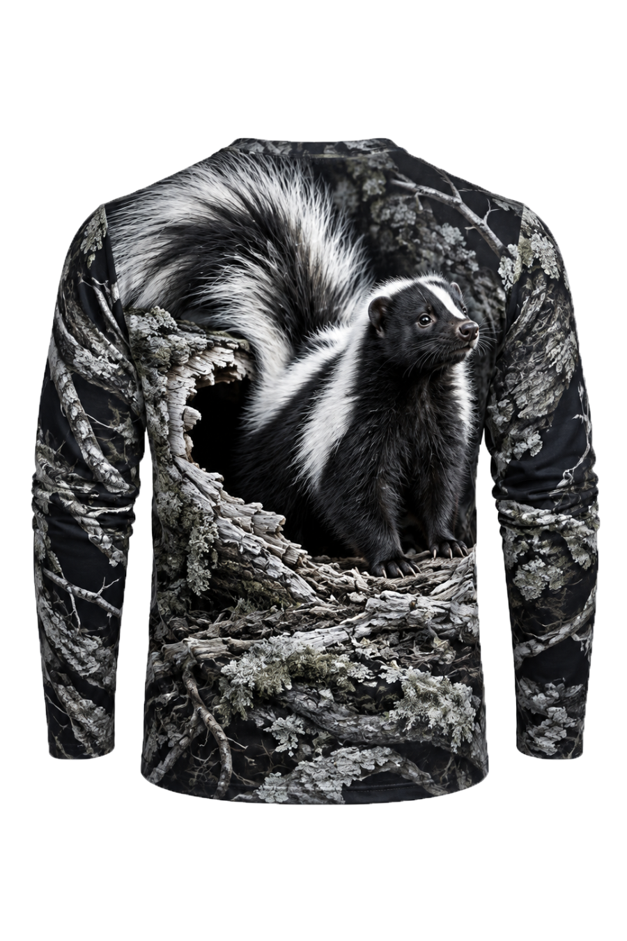 Performance Hunting Long Sleeve - Hollow Log Skunk Emerges - ULS748K image 5