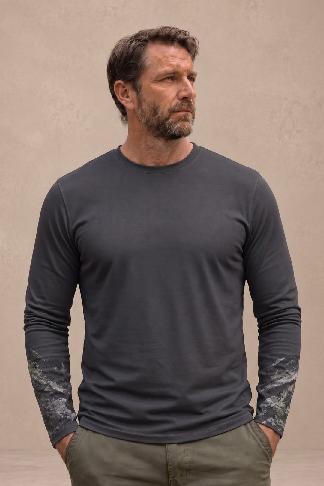 Performance Hunting Long Sleeve - Charcoal Ridge Skunk Prowl - ULS750K image 3