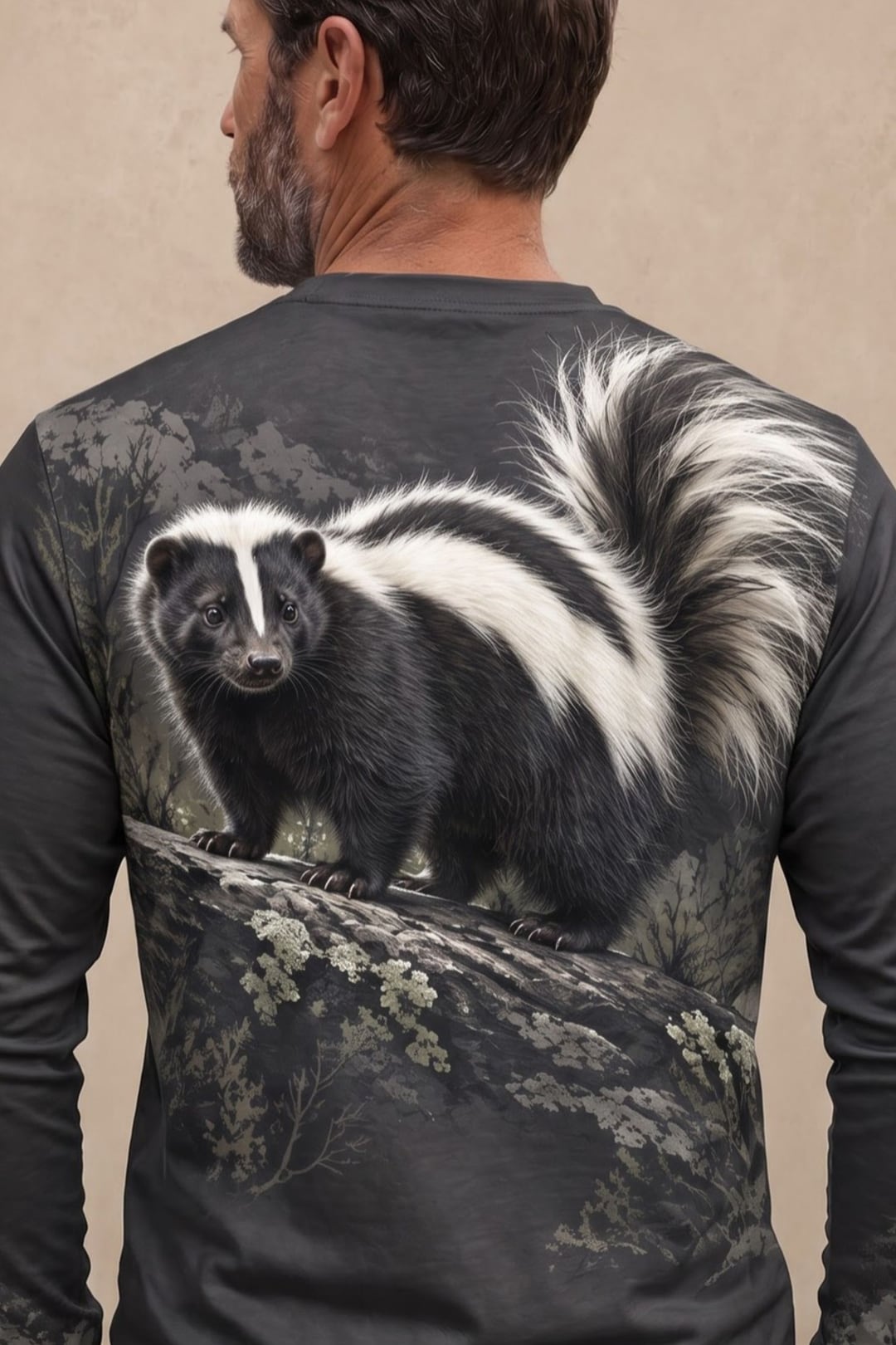 Performance Hunting Long Sleeve - Charcoal Ridge Skunk Prowl - ULS750K image 4