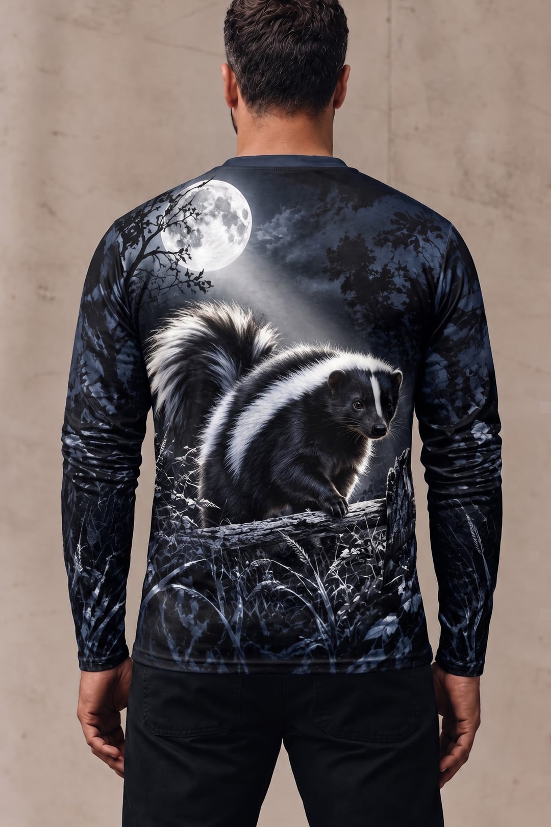 Performance Hunting Long Sleeve - Moonlit Night Skunk Watch - ULS751K image 2