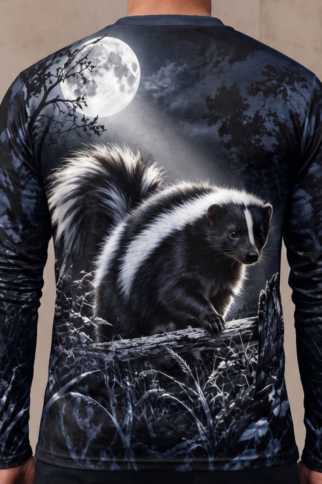 Performance Hunting Long Sleeve - Moonlit Night Skunk Watch - ULS751K image 4