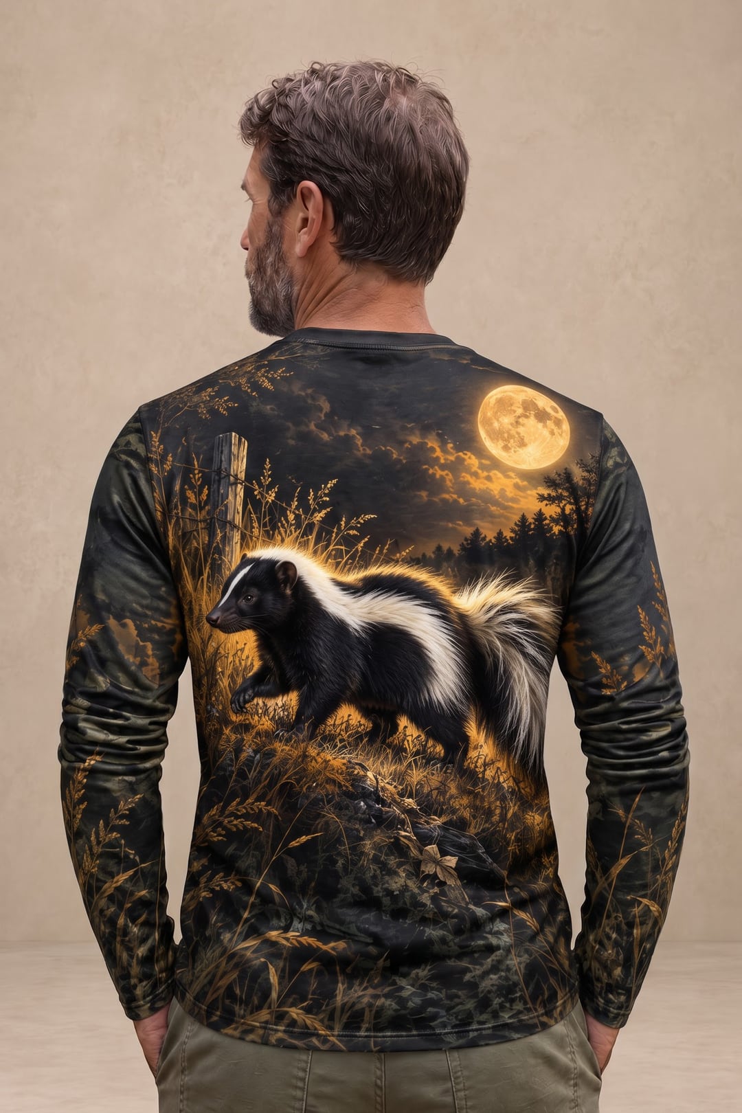 Performance Hunting Long Sleeve - Golden Moon Skunk Prowl - ULS752K image 2