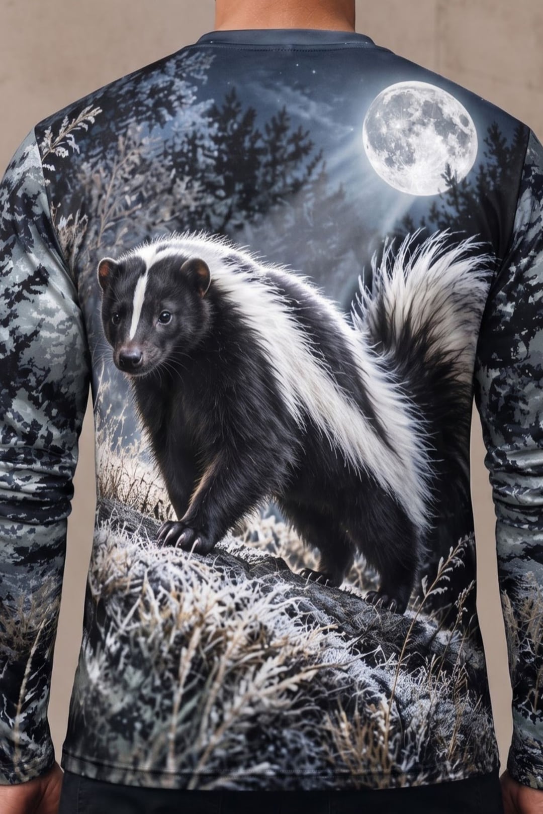 Performance Hunting Long Sleeve - Moonlit Frost Skunk Watch - ULS753K image 4