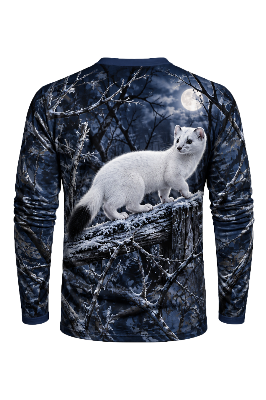 Performance Hunting Long Sleeve - Moonlit Winter Ermine Watch - ULS754K image 5