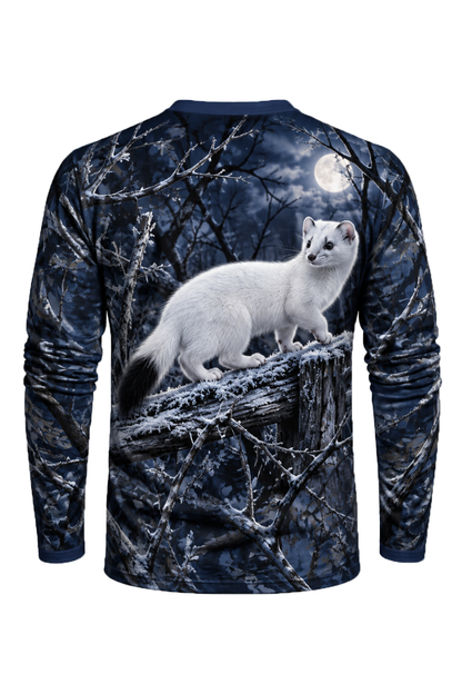 Performance Hunting Long Sleeve - Moonlit Winter Ermine Watch - ULS754K image 5