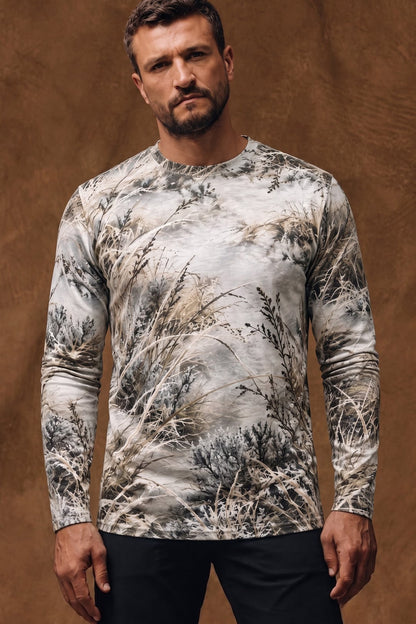 Performance Hunting Long Sleeve - Frosted Fence Weasel Watch - ULS756K image 3