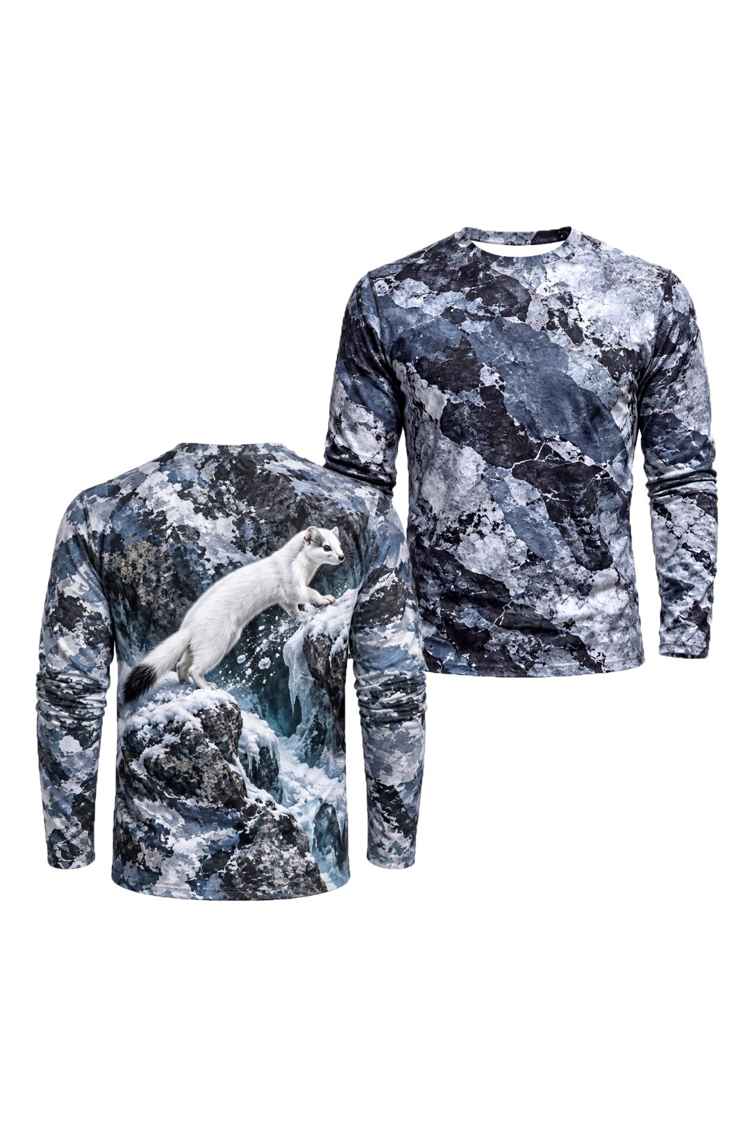 Performance Hunting Long Sleeve - Glacier Ridge Ermine Bound - ULS757K image 1