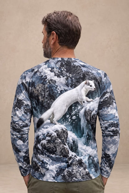 Performance Hunting Long Sleeve - Glacier Ridge Ermine Bound - ULS757K image 2