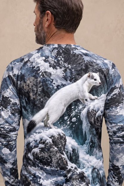 Performance Hunting Long Sleeve - Glacier Ridge Ermine Bound - ULS757K image 4