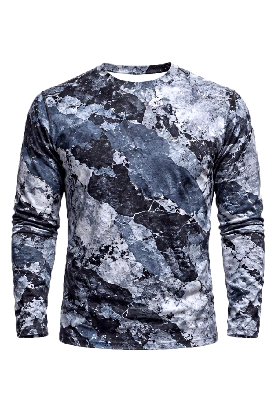 Performance Hunting Long Sleeve - Glacier Ridge Ermine Bound - ULS757K image 6